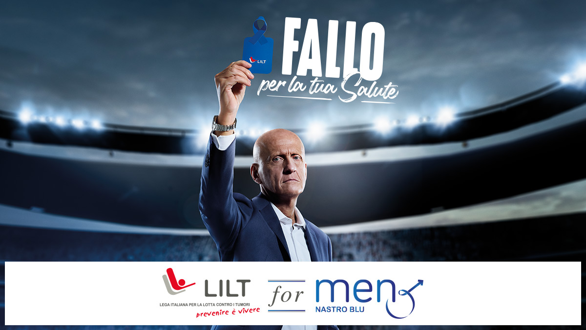 Pierluigi Collina testimonial della nuova campagna di sensibilizzazione “LILT for Men”